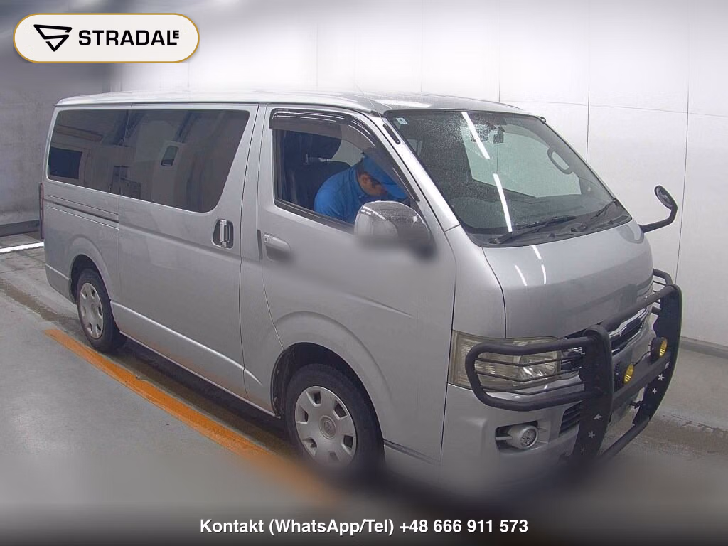 TOYOTA HIACE VAN 5D LONG SUPER GL 2008, aukcja z Japonii, zdjęcie 1