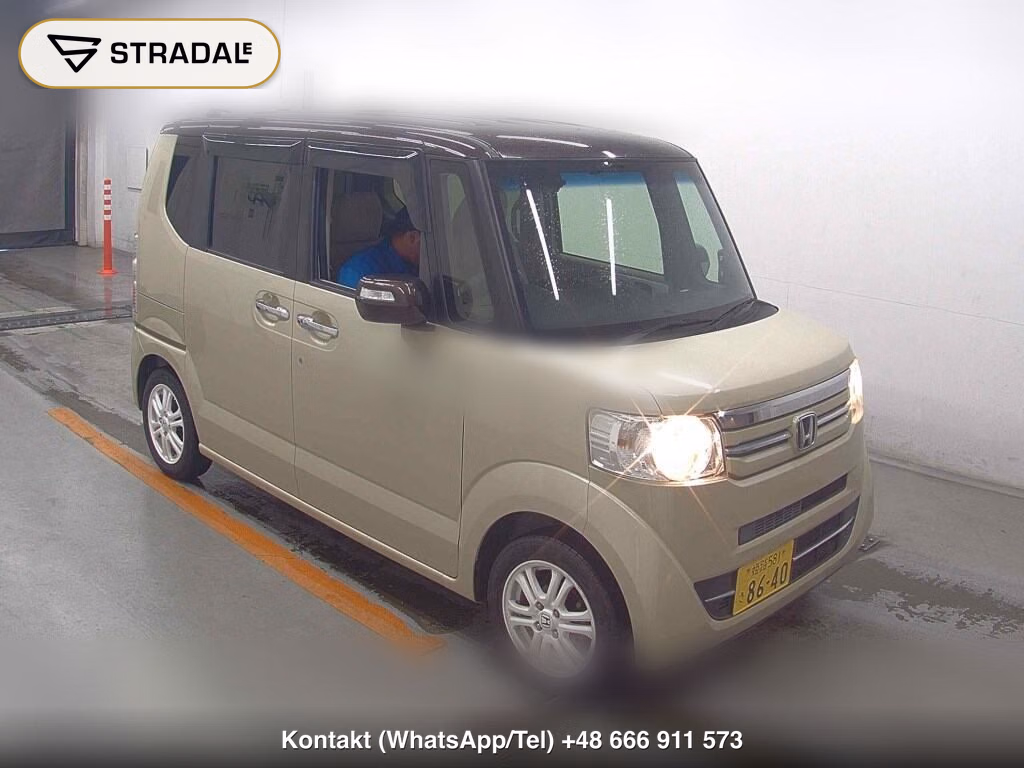 HONDA N-BOX 2TONE COLOR STYLE G SS PACKAGE 2017, aukcja z Japonii, zdjęcie 1