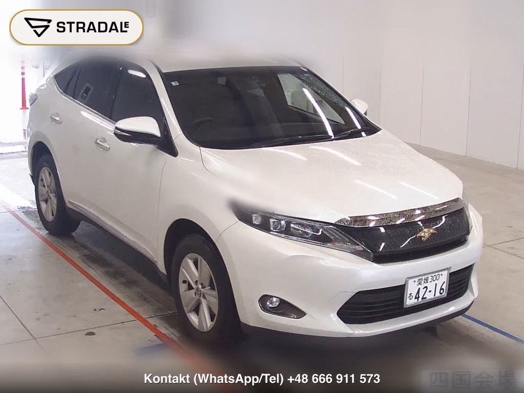 TOYOTA HARRIER ELEGANCE 2015, aukcja z Japonii, zdjęcie 1