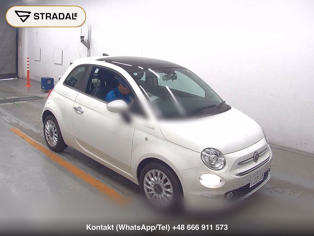 FIAT 500 1.2 DOLCE 2022, aukcja z Japonii, zdjęcie 1