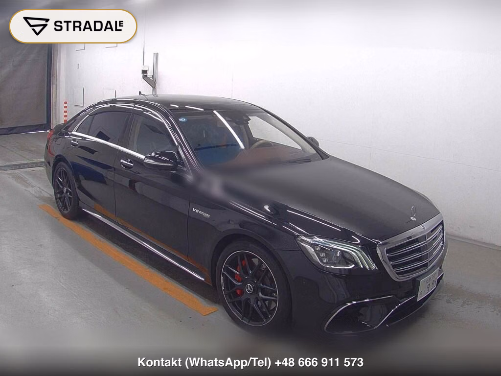 MERCEDES AMG S-CLASS 4D 4WD S63 4MATIC + LONG 2017, aukcja z Japonii, zdjęcie 1