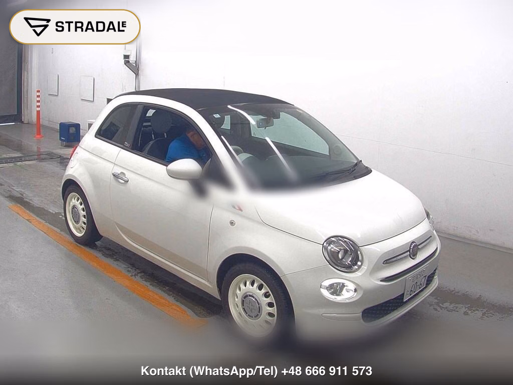 FIAT 500C 1.2 POP 2016, aukcja z Japonii, zdjęcie 1