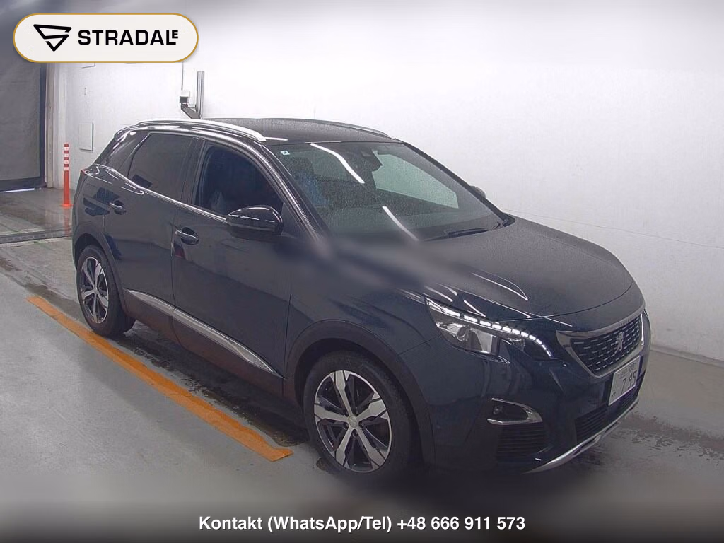 PEUGEOT 3008 GT LINE BLUE HDI 2020, aukcja z Japonii, zdjęcie 1