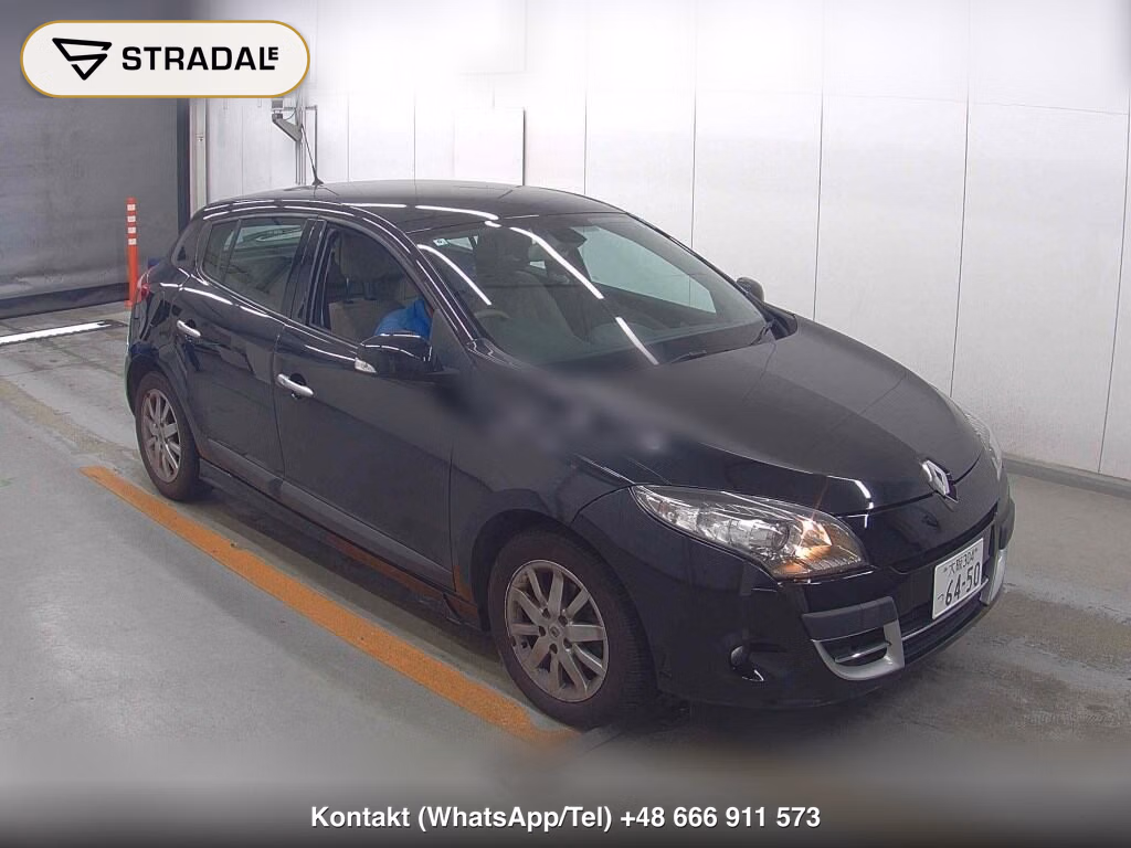 RENAULT MEGANE 5D 2012, aukcja z Japonii, zdjęcie 1