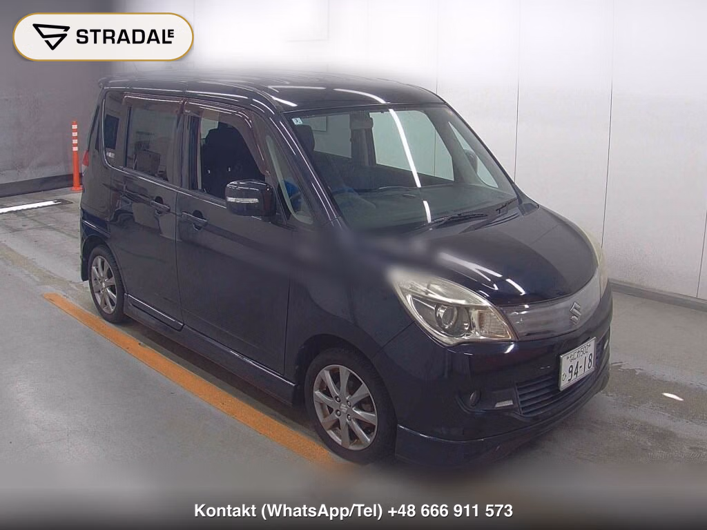 SUZUKI SOLIO 4WD BLACK&WHITE 2012, aukcja z Japonii, zdjęcie 1