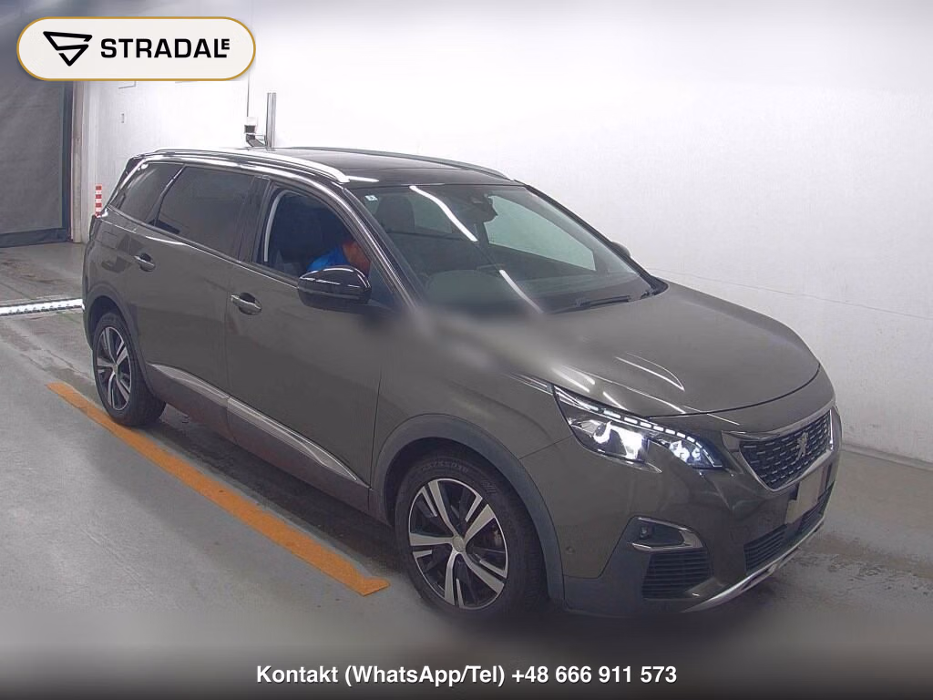 PEUGEOT 5008 ALLURE 2018, aukcja z Japonii, zdjęcie 1