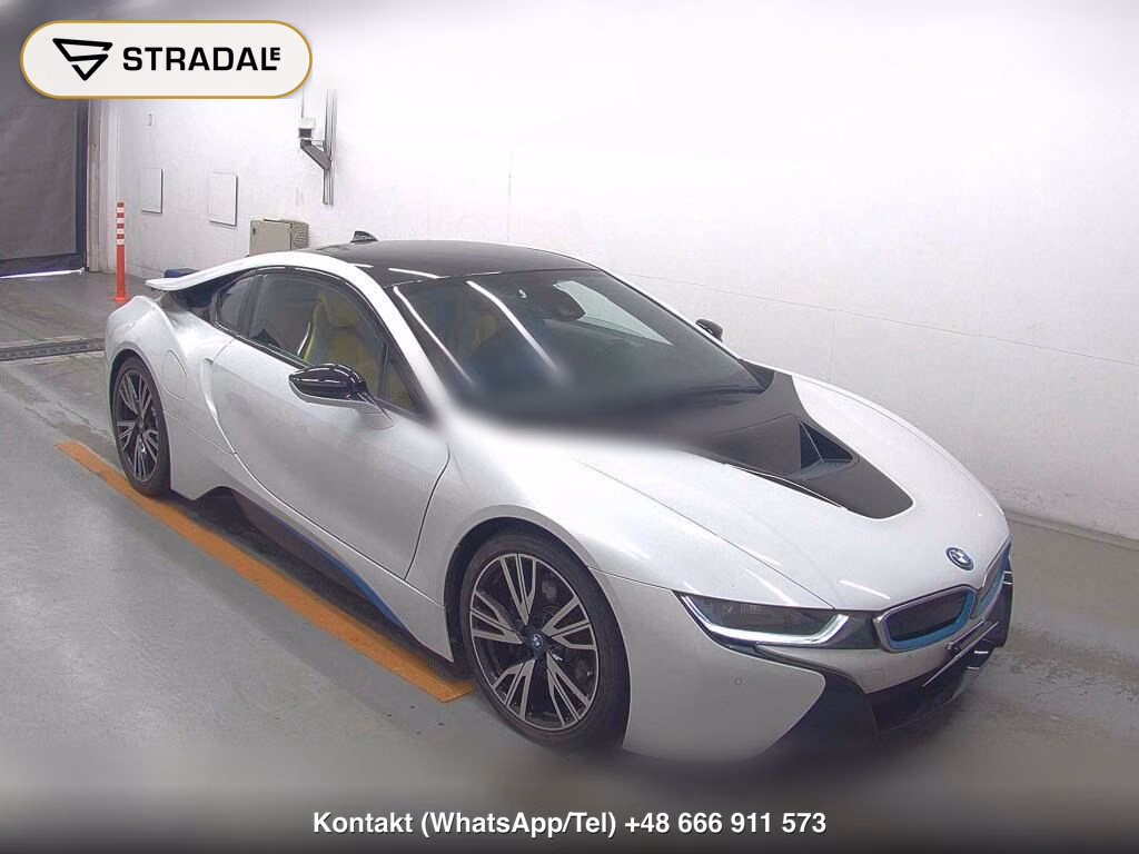 BMW I8 CP 4WD BASE GRADE 2015, aukcja z Japonii, zdjęcie 1