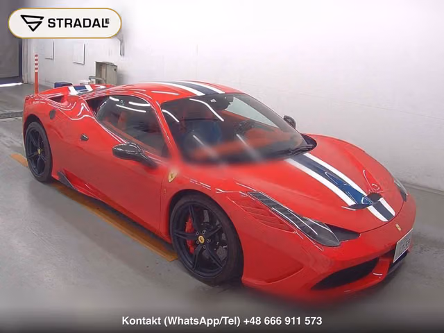 FERRARI 458 SPECIALE BASE GRADE 2014, samochód z aukcji Japonii