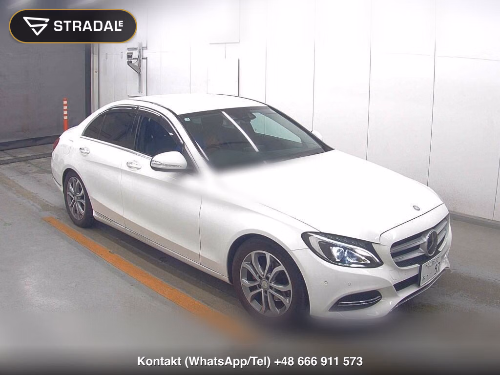 MERCEDES BENZ C-CLASS 4D C180 AVANTGARDE 2015, aukcja z Japonii, zdjęcie 1