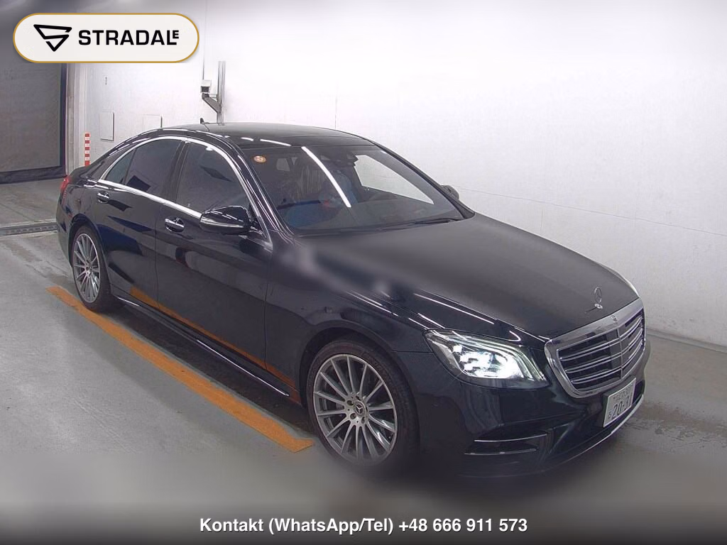 MERCEDES BENZ S-CLASS 4D 4WD S400D 4MATIC SPORTS LIMITED 2020, aukcja z Japonii, zdjęcie 1