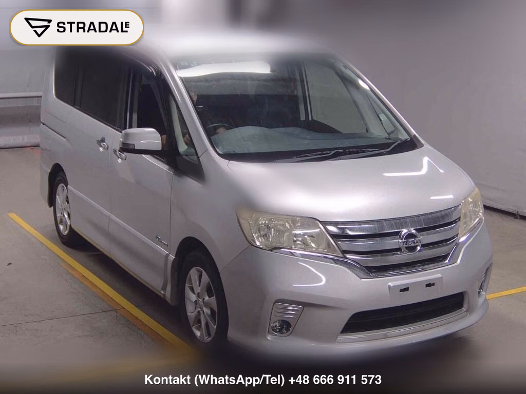 NISSAN SERENA 5D HIGHWAY STAR S-HYBRID 2013, aukcja z Japonii, zdjęcie 1