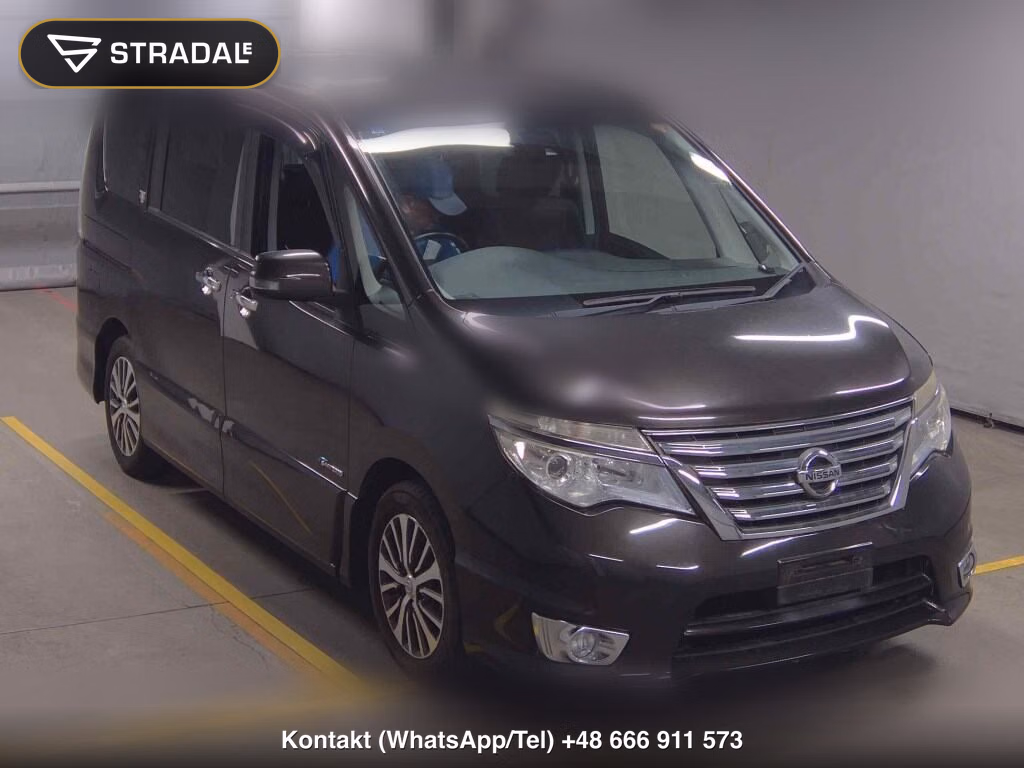 NISSAN SERENA 5D HIGHWAY STAR S-HYBRID 2014, aukcja z Japonii, zdjęcie 1