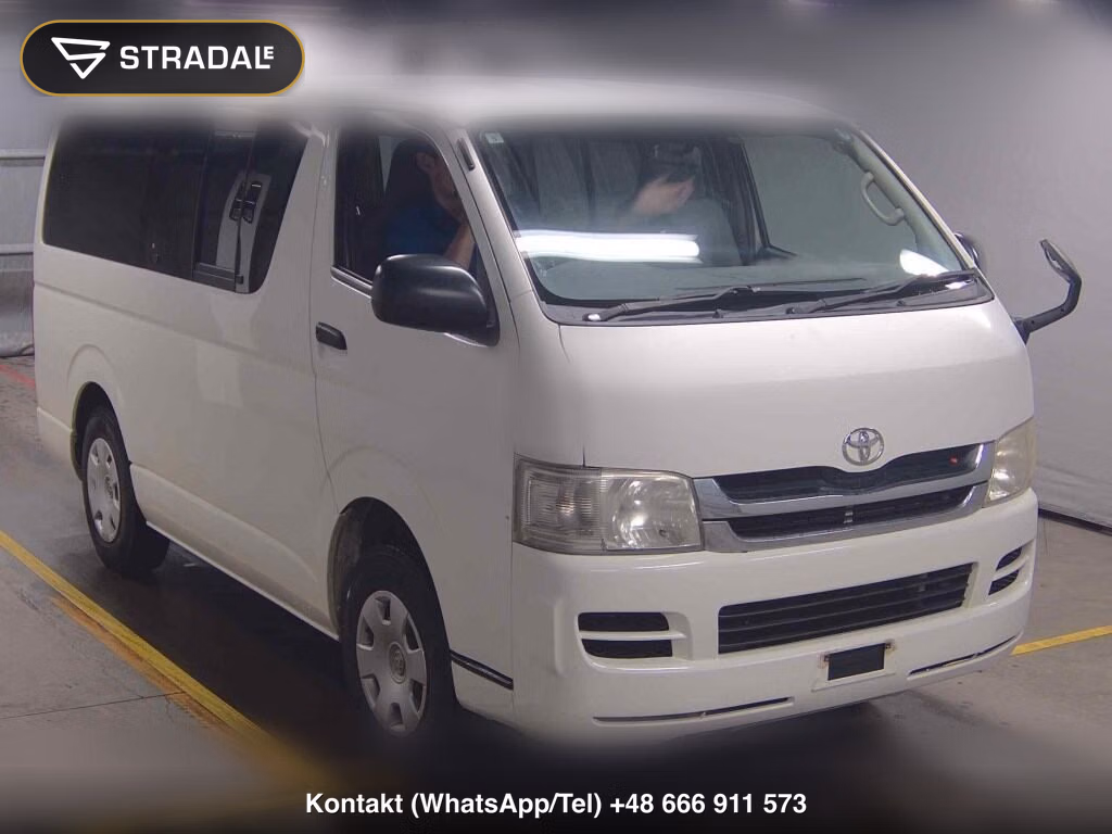 TOYOTA HIACE VAN 4D 4WD DX GL PACKAGE 2010, aukcja z Japonii, zdjęcie 1