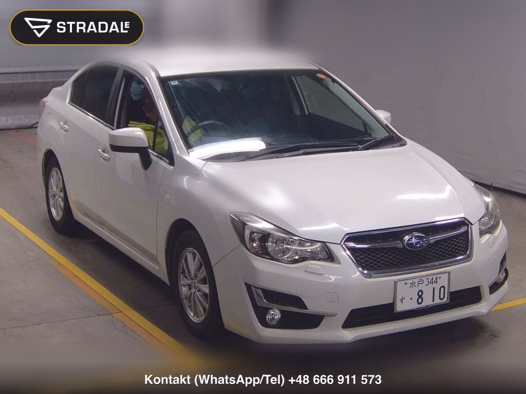 SUBARU IMPREZA G4 2016, aukcja z Japonii, zdjęcie 1