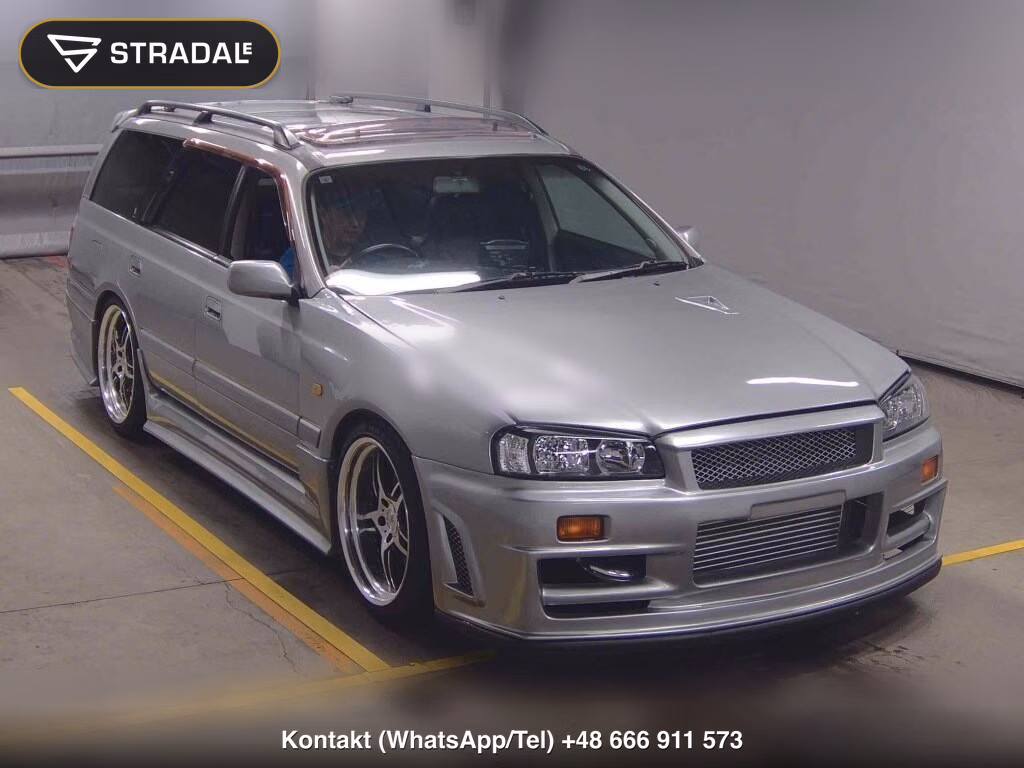 NISSAN STAGEA WG 4WD 25T RS FOUR V 1999, aukcja z Japonii, zdjęcie 1