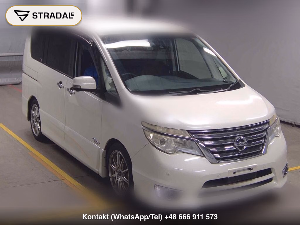 NISSAN SERENA 5D HIGHWAY STAR V SELECTOR + SAFETY Ⅱ SHV 2016, aukcja z Japonii, zdjęcie 1