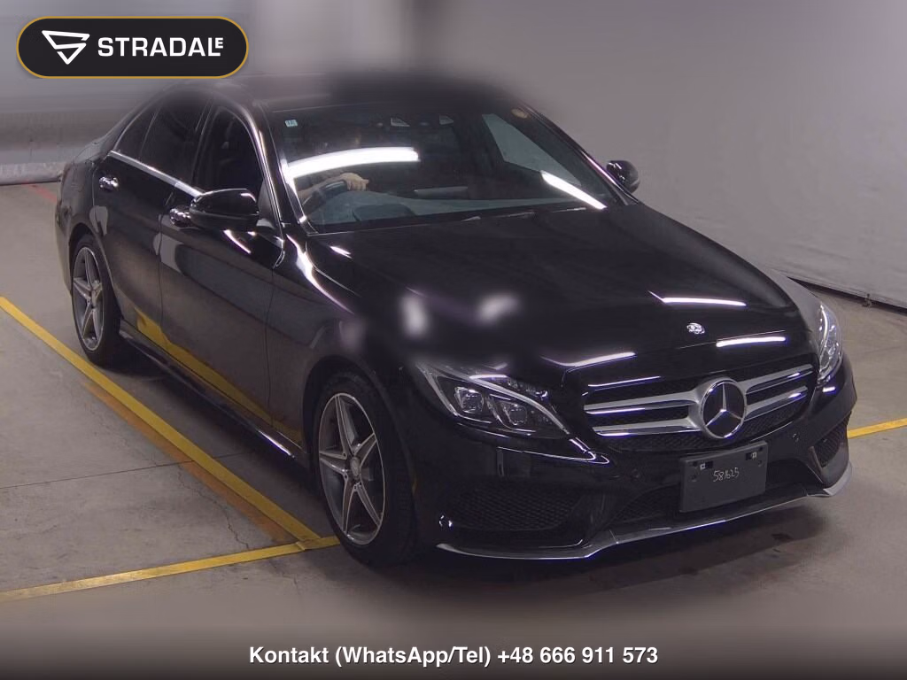MERCEDES BENZ C-CLASS 4D C220D AVANTGARDE AMG LINE 2016, aukcja z Japonii, zdjęcie 1