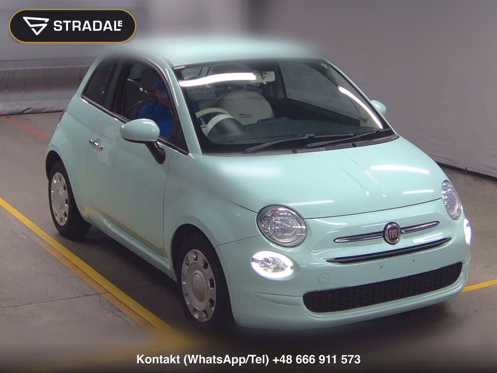 FIAT 500 1.2 POP 2019, aukcja z Japonii, zdjęcie 1