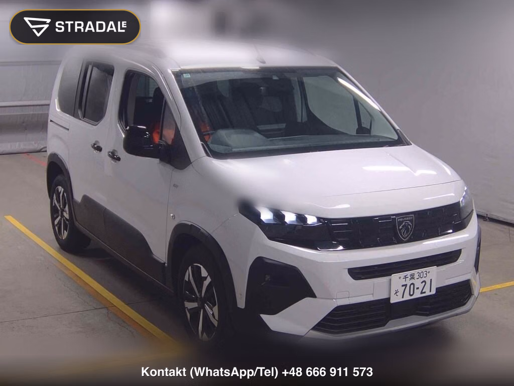PEUGEOT RIFTER GT 2025, aukcja z Japonii, zdjęcie 1