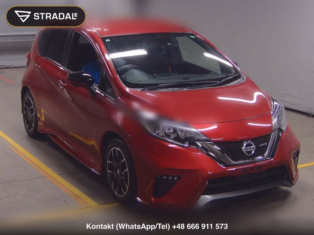 NISSAN NOTE NISMO 2017, aukcja z Japonii, zdjęcie 1