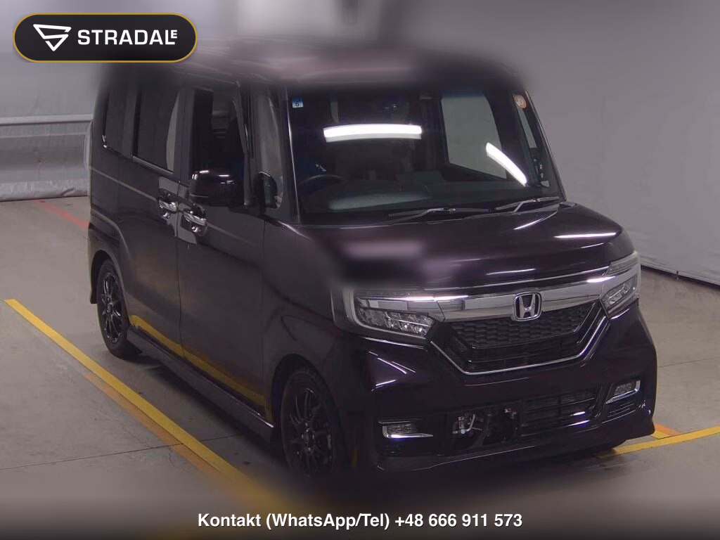 HONDA N-BOX CUSTOM G・EX TURBO HONDA SENSING 2017, aukcja z Japonii, zdjęcie 1