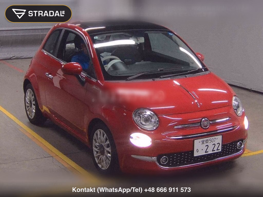 FIAT 500 TWINAIR DOLCEVITA 2022, aukcja z Japonii, zdjęcie 1