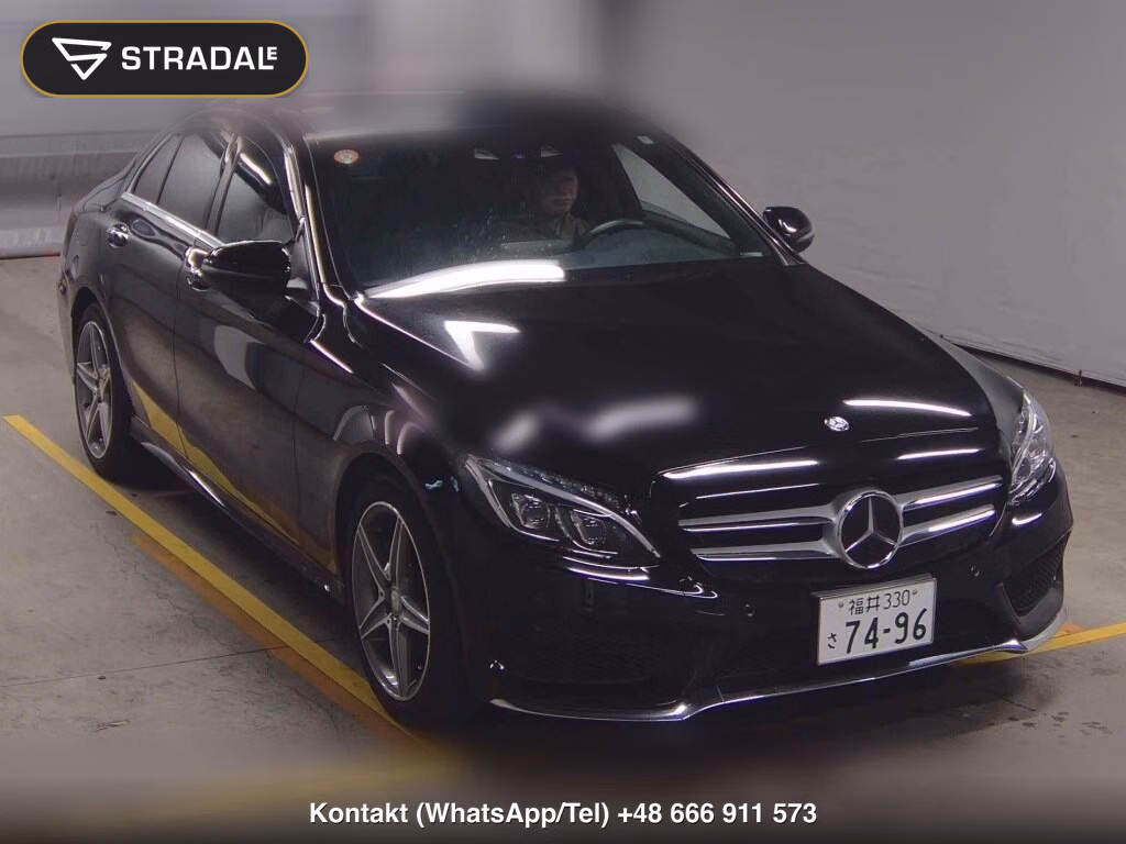 MERCEDES BENZ C-CLASS 4D C200 SPORTS EDITION (LEATHER VERSION) 2016, aukcja z Japonii, zdjęcie 1