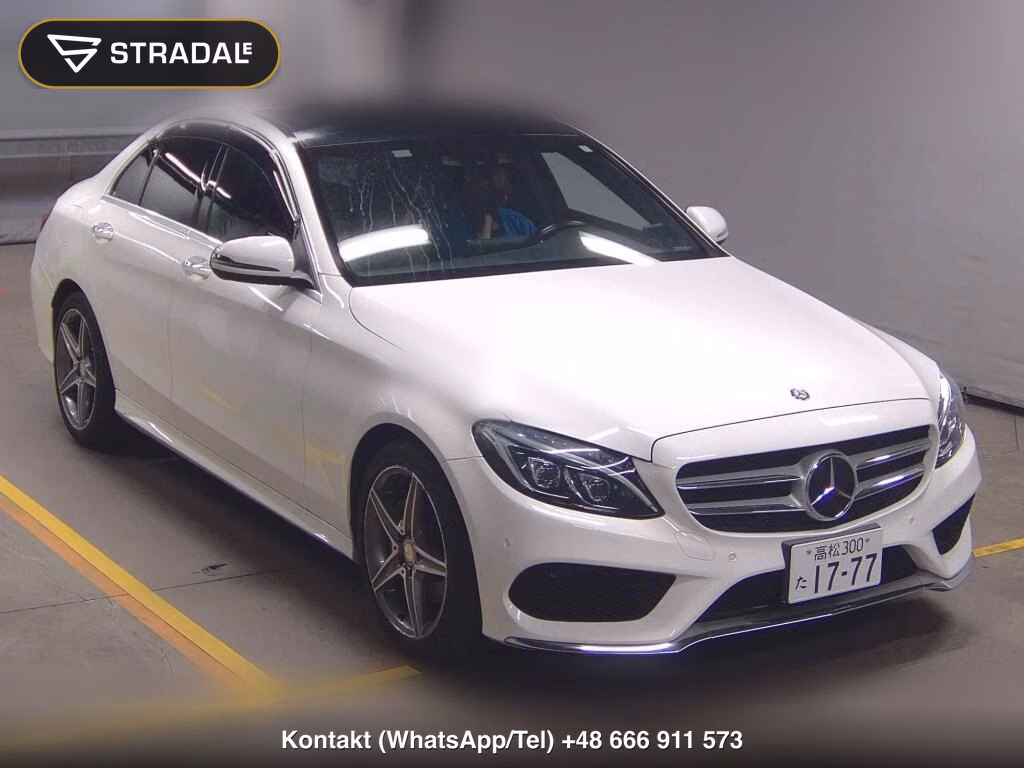 MERCEDES BENZ C-CLASS 4D C200 SPORTS EDITION (LEATHER VERSION) 2015, aukcja z Japonii, zdjęcie 1