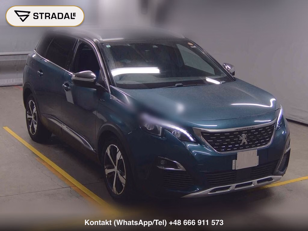 PEUGEOT 5008 GT BLUE HDI 2017, aukcja z Japonii, zdjęcie 1