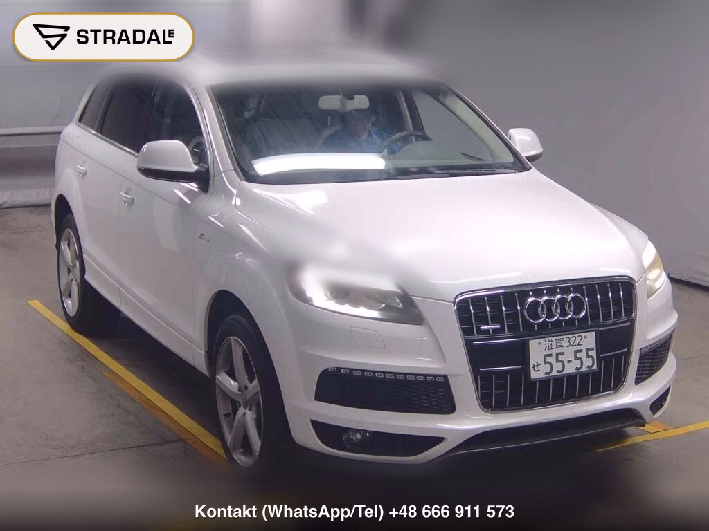 AUDI Q7 4WD 3.0TFSI QUATTRO 2013, aukcja z Japonii, zdjęcie 1