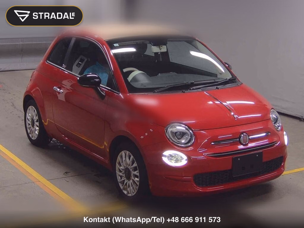 FIAT 500C 2017, aukcja z Japonii, zdjęcie 1