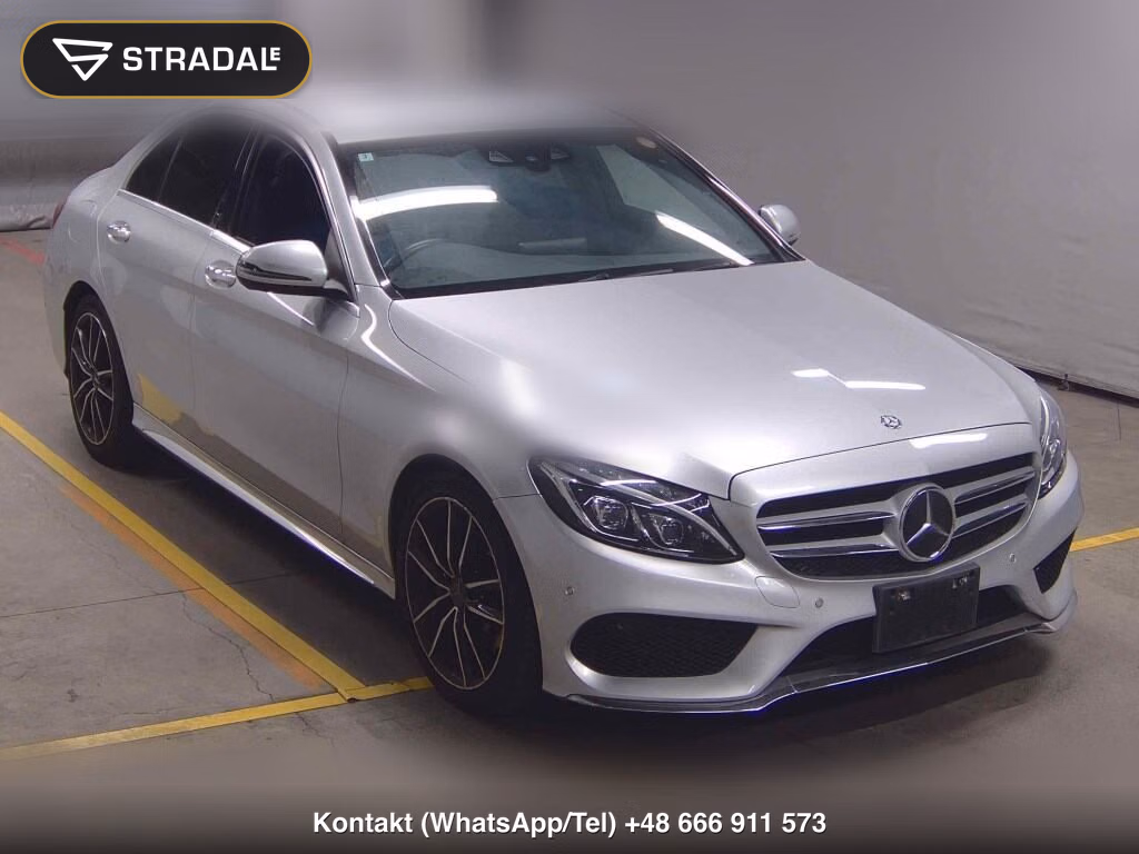 MERCEDES BENZ C-CLASS 4D C180 AVANTGARDE AMG LINE 2016, aukcja z Japonii, zdjęcie 1