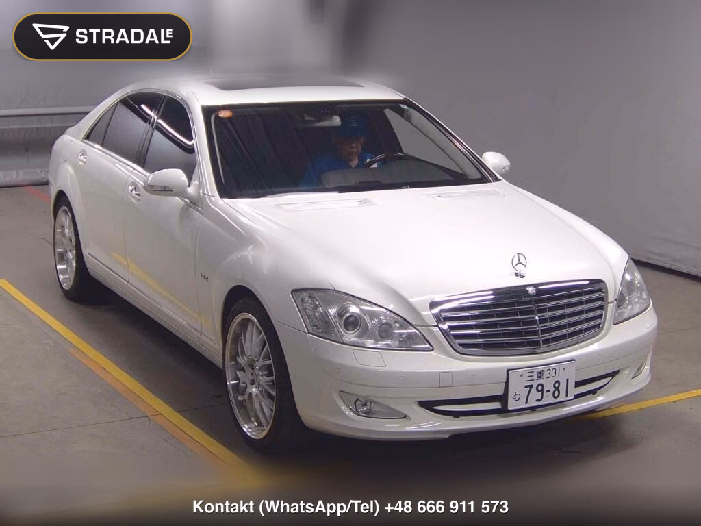 MERCEDES BENZ S-CLASS 4D S600 LONG 2006, aukcja z Japonii, zdjęcie 1