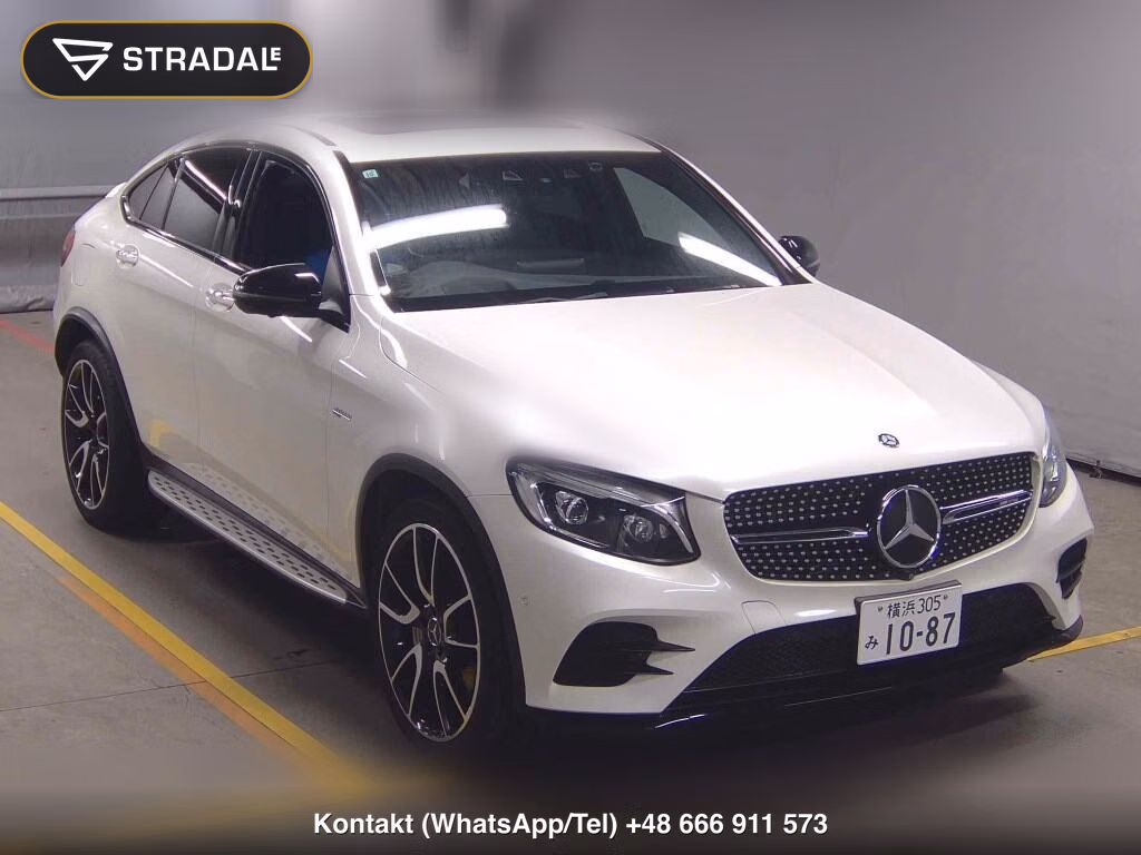 MERCEDES AMG GLC 4WD GLC43 4MATIC COUPE LEATHER EXCLUSIVE PAC 2017, aukcja z Japonii, zdjęcie 1