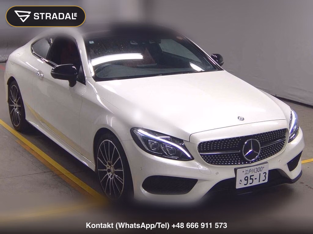 MERCEDES BENZ C-CLASS CP C300 COUPE SPORTS 2016, aukcja z Japonii, zdjęcie 1