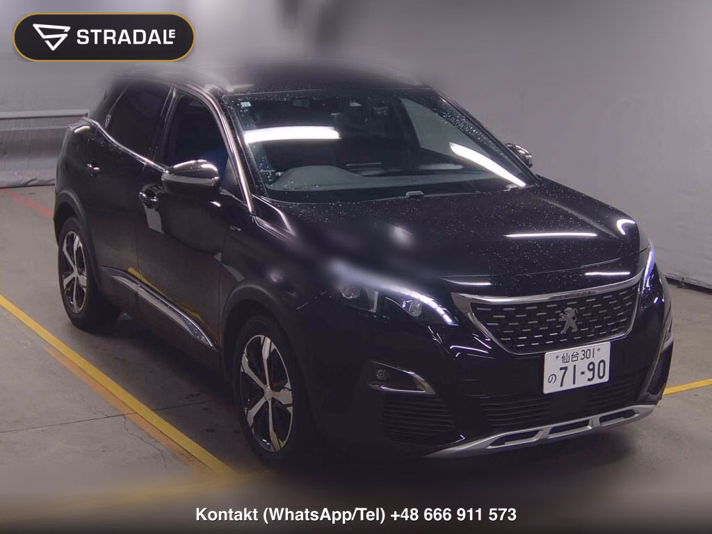 PEUGEOT 3008 GT BLUE HDI 2019, aukcja z Japonii, zdjęcie 1