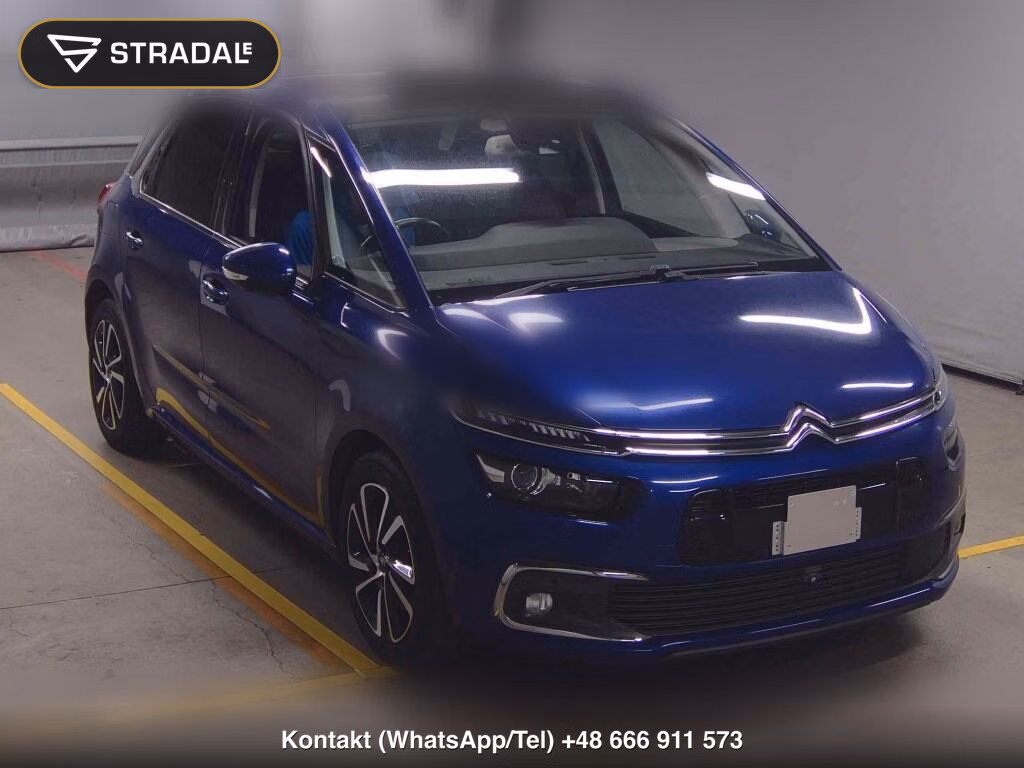 CITROEN C4 PICASSO SHINE BLUE HDI 2018, aukcja z Japonii, zdjęcie 1