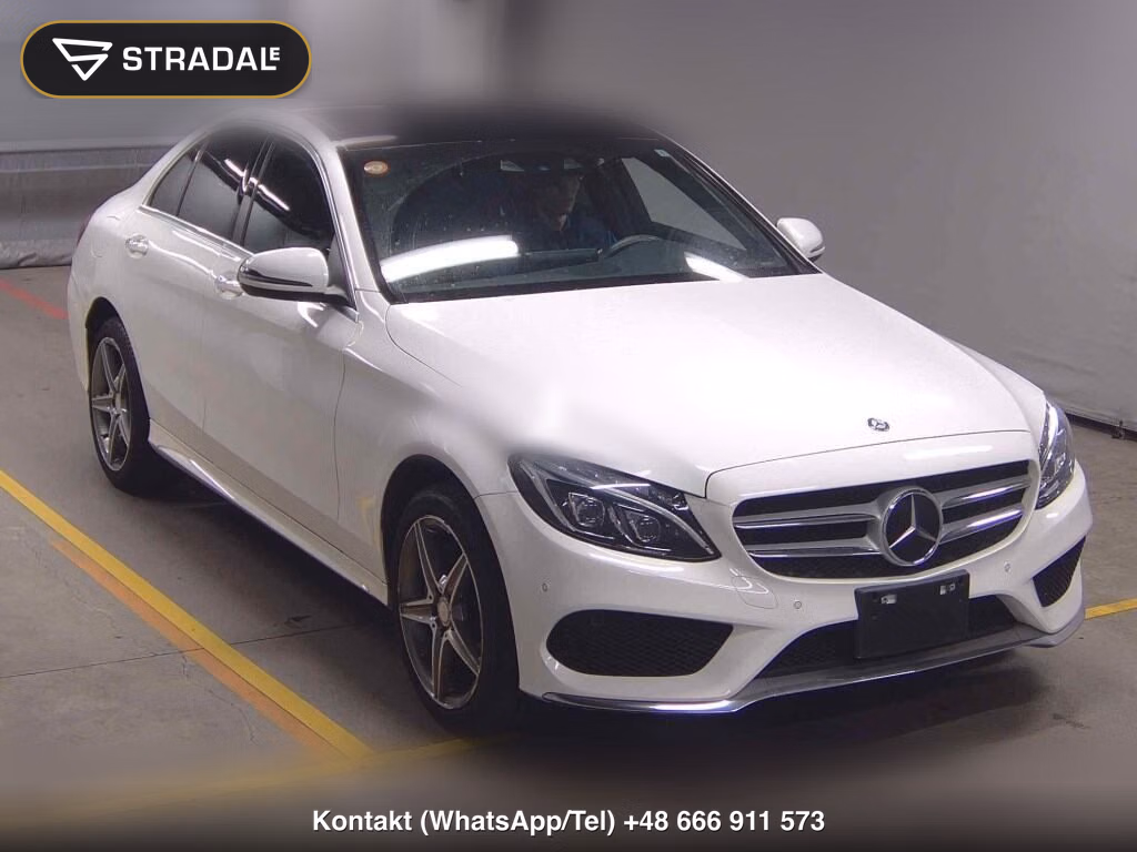 MERCEDES BENZ C-CLASS 4D C200 SPORTS EDITION (LEATHER VERSION) 2015, aukcja z Japonii, zdjęcie 1