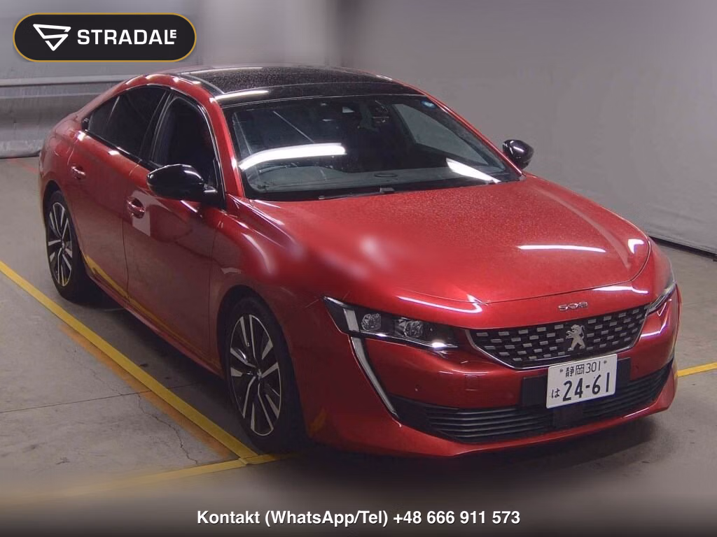 PEUGEOT 508 5D GT BLUE HDI 2019, aukcja z Japonii, zdjęcie 1