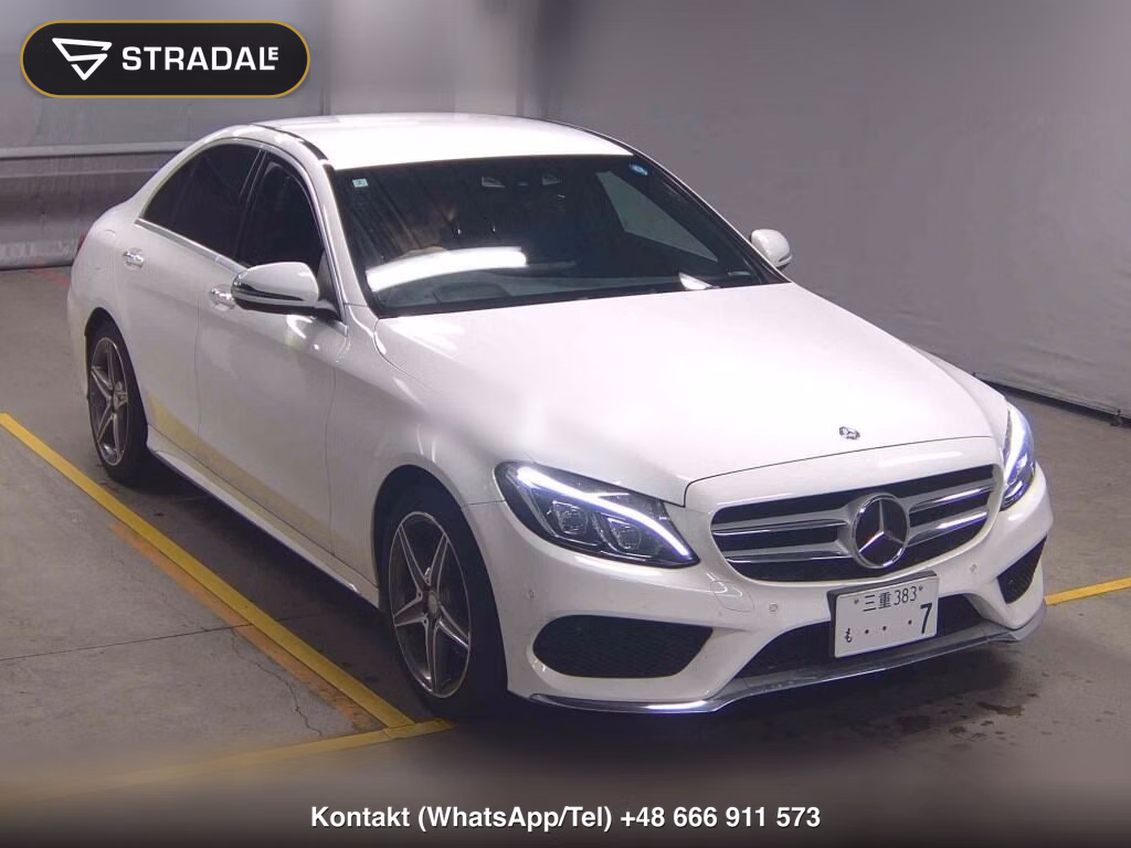 MERCEDES BENZ C-CLASS 4D C220D AVANTGARDE AMG LINE 2016, aukcja z Japonii, zdjęcie 1