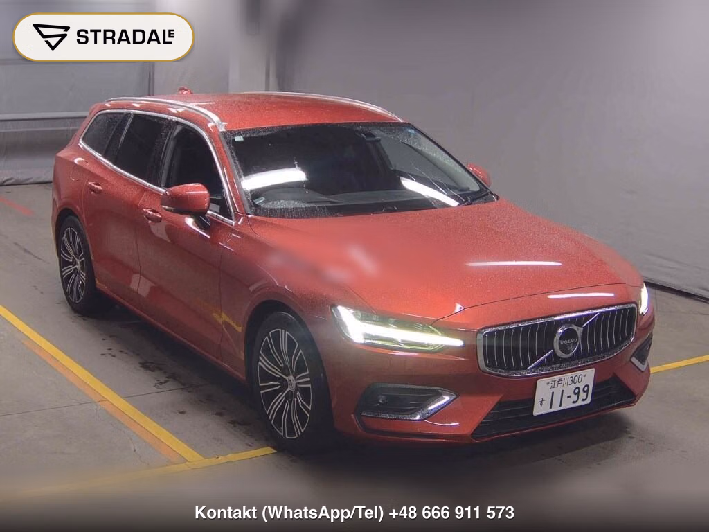 VOLVO V60 T5 INSCRIPTION 2019, aukcja z Japonii, zdjęcie 1