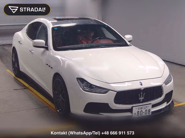 MASERATI GHIBLI 4D 4WD S Q4 2015, samochód z aukcji Japonii