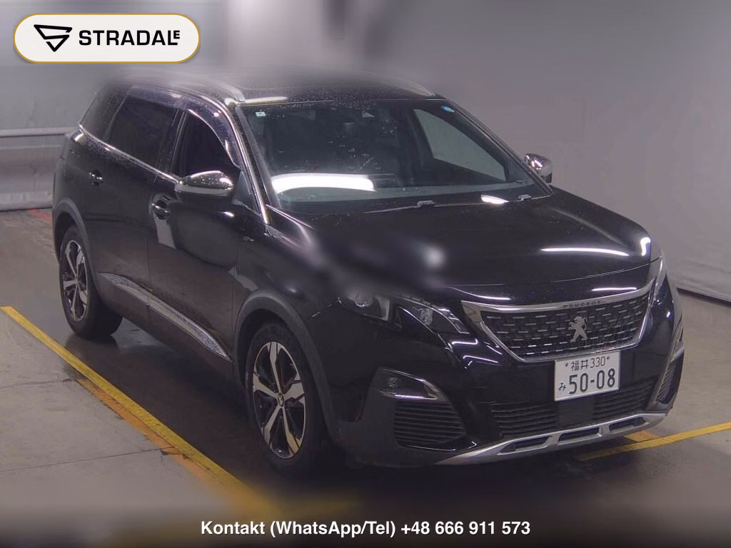 PEUGEOT 5008 GT BLUE HDI 2018, aukcja z Japonii, zdjęcie 1