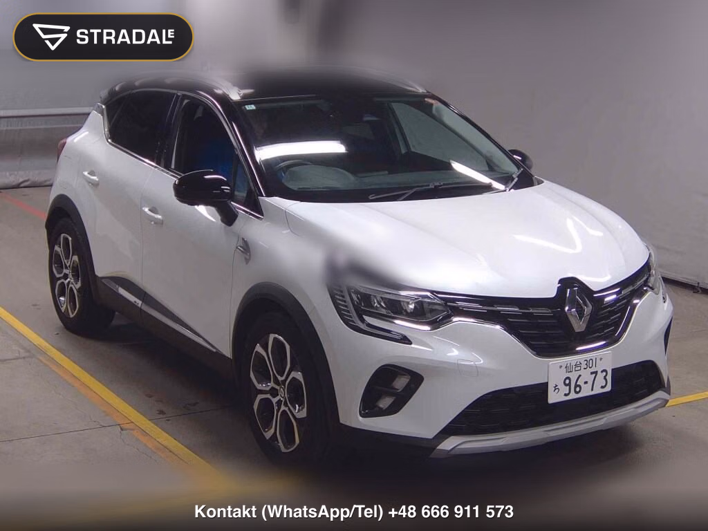 RENAULT CAPTUR E-TECH HYBRID LEATHER PACK 2022, aukcja z Japonii, zdjęcie 1