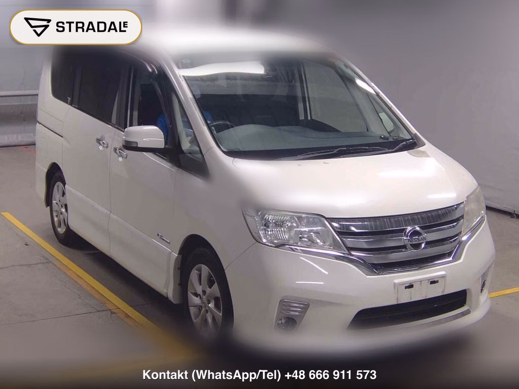 NISSAN SERENA 5D HIGHWAY STAR S-HYBRID V SELECTION 2013, aukcja z Japonii, zdjęcie 1
