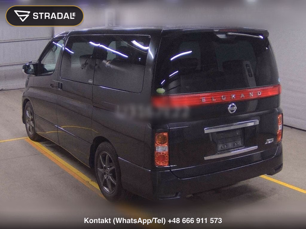 NISSAN ELGRAND 5D 250 HIGHWAY STAR BLACK LEATHER NAVI EDIT, miniaturka 3