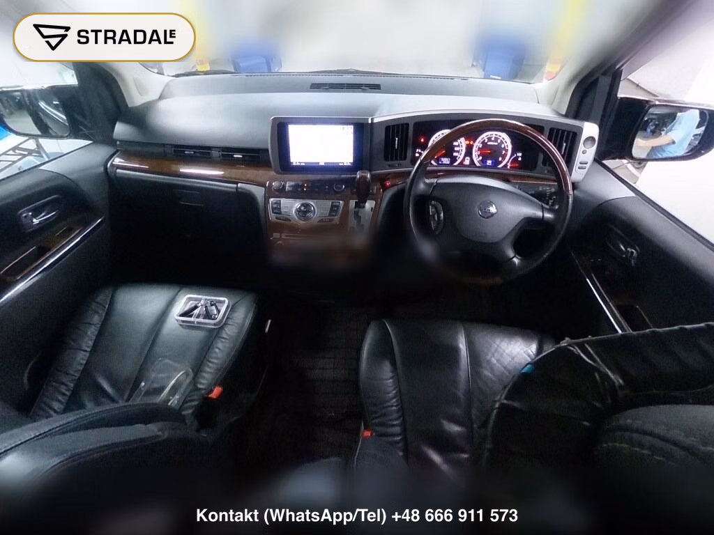 NISSAN ELGRAND 5D 250 HIGHWAY STAR BLACK LEATHER NAVI EDIT, miniaturka 4