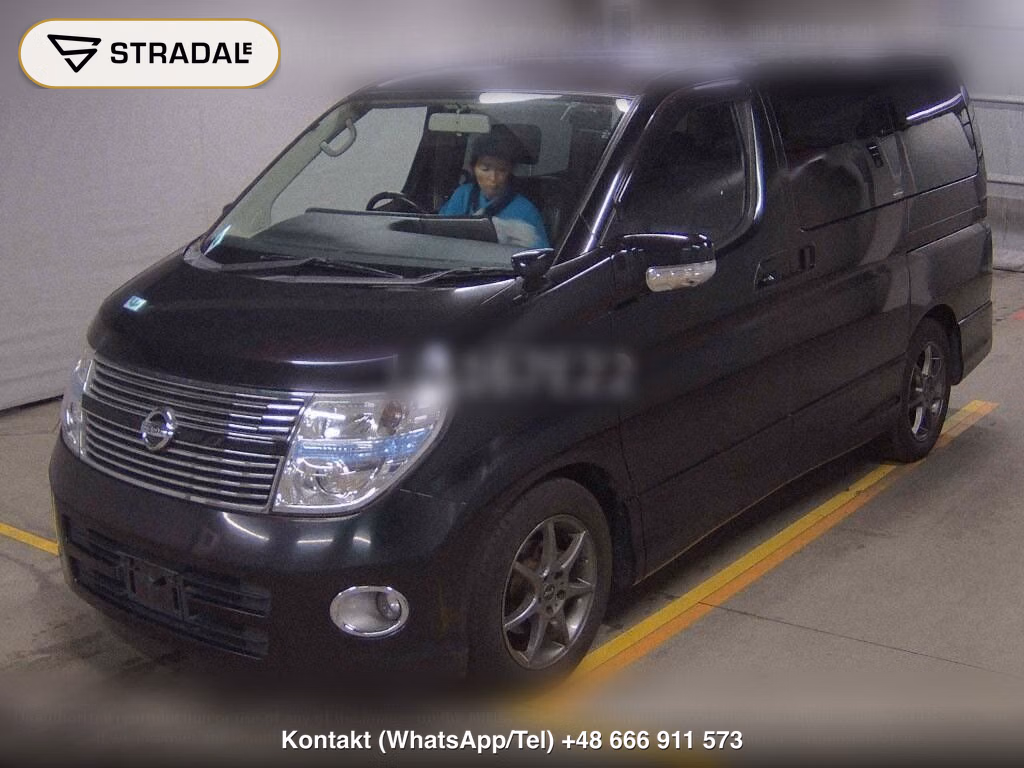 NISSAN ELGRAND 5D 250 HIGHWAY STAR BLACK LEATHER NAVI EDIT, miniaturka 5