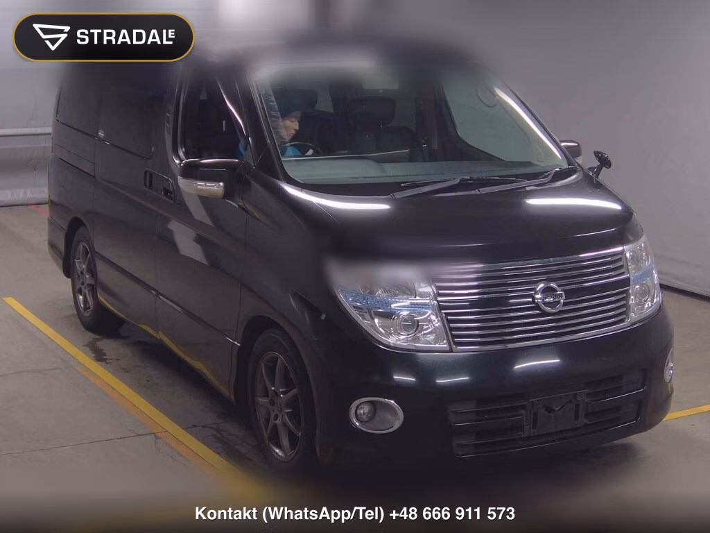 NISSAN ELGRAND 5D 250 HIGHWAY STAR BLACK LEATHER NAVI EDIT 2010, aukcja z Japonii, zdjęcie 1