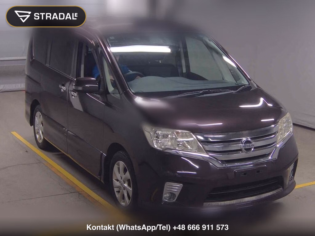 NISSAN SERENA 5D HIGHWAY STAR V SELECTION 2012, aukcja z Japonii, zdjęcie 1